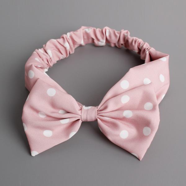 Quality Fabric Satin Silk Elastic Bow Hair Tie Custom for sale