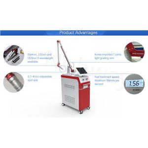 Buy cheap capillary hemangioma removal / pigment removal / tattoo removal laser machine from wholesalers