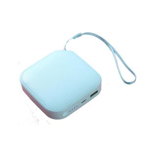 Buy cheap Leather Pattern Plastic Power Bank Square Shape High Charging Speed from wholesalers