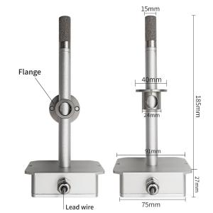 Buy cheap Factory temperature and humid transmitter high-precision industrial grade pipeline sensor 4-20mA current transmitter metal shell from wholesalers