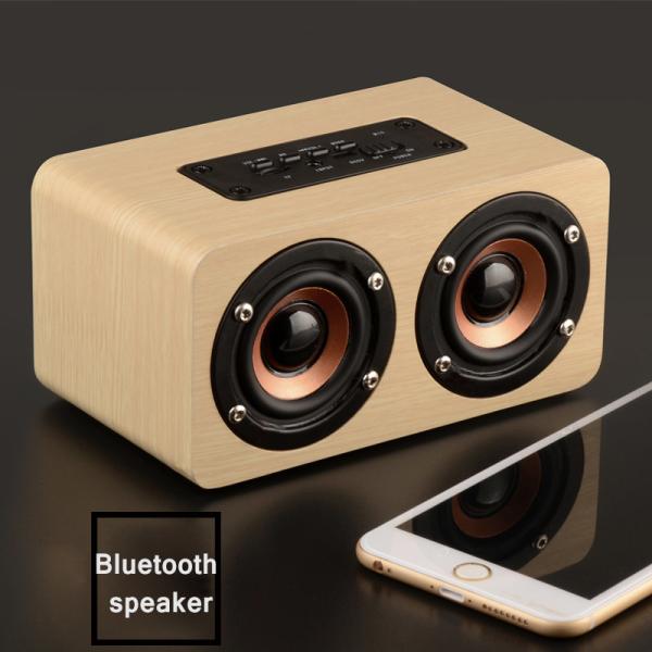 Buy cheap Powerful Wood Wireless Bluetooth speaker1500mAh With TF Card/Voice Prompt from wholesalers