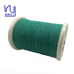 China Custom Natural Silk Serving Copper Litz Wire 0.071mm*84 on sale
