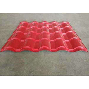 Hydraulic Cutting Type Glazed Tile Roll Forming Machine 8.5kw 3 Tons Capacity