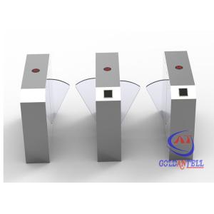Half Height Infrared access control Flap Barrier Gate Manual Card Collecting