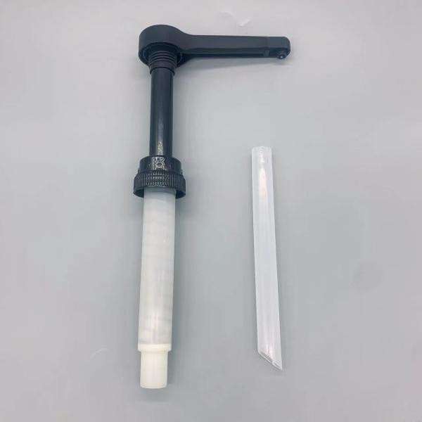 Quality 38 400 20ml Black Syrup Bottle Pump Honey Pump Milk Tea Shop Tools Food Grade for sale