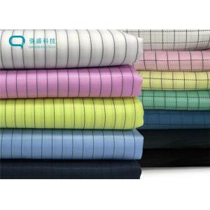 Buy cheap ESD Polyester Fabric With Carbon Yarn For Cleanroom Clothes from wholesalers