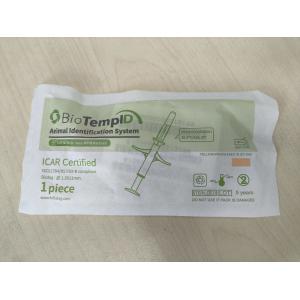 Buy cheap HT003 Injectable Animal Temperature Microchip with 10 cm Reading Distance and 20-Year Chip Guarantee for RFID Identification from wholesalers