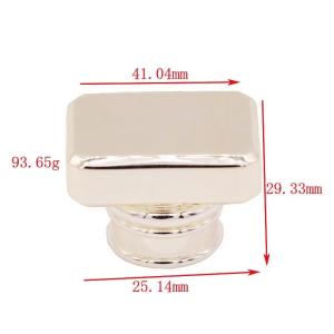 Buy cheap Zinc Alloy Material Perfume Bottle Cap Simple And Fashionable Rectangular from wholesalers