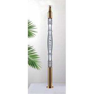 2024 Luxurious Interior Prefinished Crystal Pillar Balustrade Acrylic Baluster