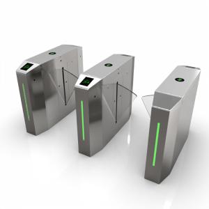 Buy cheap Office Buildings and Hotels Flap Turnstile Gate with Face Recognition RFID QR Code from wholesalers