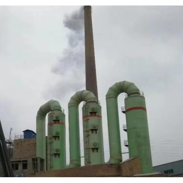 FRP Power Plant Flue Gas Desulfurization Tower exausted waste Gas Scrubber Tower