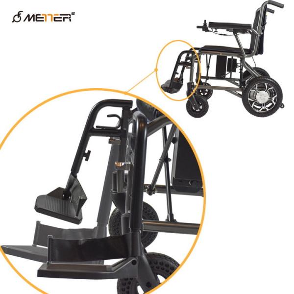 Buy cheap Lithium Battery Lightweight Foldable Wheelchair 125kg Load With Brushless from wholesalers