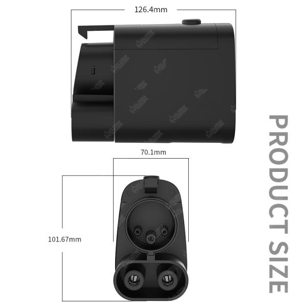 Quality OLINK North America NACS DC Charger 300A IP67 300kw Tesla to CCS1 DC Adapter for sale
