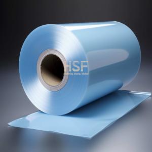 Buy cheap 50 Micron Translucent Blue CPP Plastic Films High Seal Strength from wholesalers