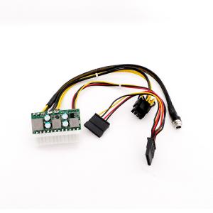 IOASPOW DC input 19V 24V 120W 24pin DC ATX power Pico psu for Computer Mainboard
