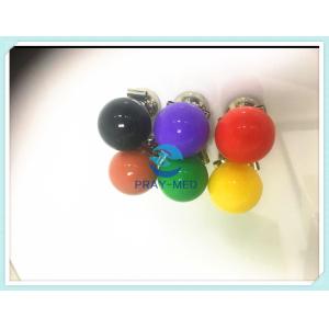 Silicone Bulb Ecg Chest Electrodes , Adult Reusable ECG Suction Electrodes
