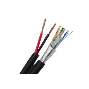 Buy cheap FTP CAT5E 24 AWG Bare Copper with 2 x 1.50 mm2 Stranded CCA Power for IP Camera from wholesalers