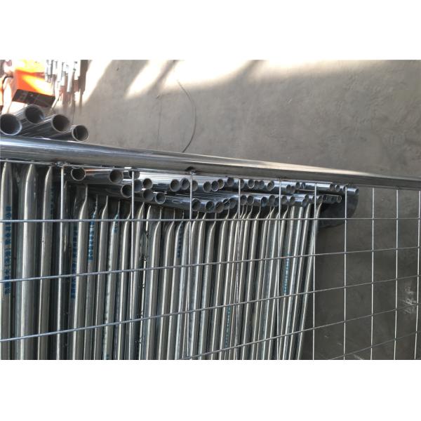 Buy cheap Secure Temporary Fencing OD 42mm x 1.5mm thick comply as4687-2007 panel size 2100mmx2400mm mesh 60x150mm x 3.5mm from wholesalers