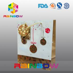 Buy cheap Luxury Printed Flat Bottom Customized Paper Bag With Drawstring For Gift from wholesalers