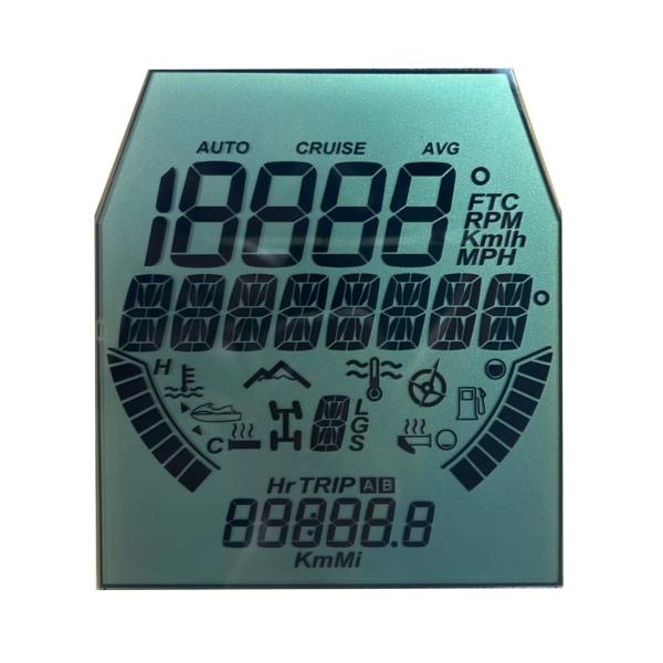 Quality 4.5 V Positive HTN Powerboat Instrument Display Can Customizable LCD for sale