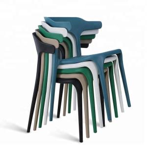 Cheap custom high quality green plastic chairs