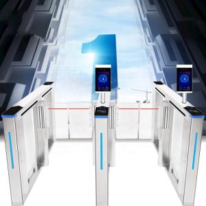 Buy cheap High Speed Pedestrian Turnstile Gate Wheelchair Access Automatic Barrier Gate from wholesalers