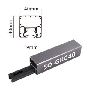 Buy cheap Brushed Aluminum Glass Stair Balustrade and Handrails for Customized Color Flooring from wholesalers