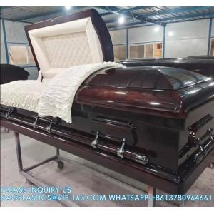 Buy cheap Solid Wood Caskets Wood Veneer MDF Caskets Cardboard Caskets European Coffins Cremation Caskets Metal Caskets from wholesalers