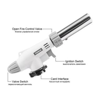 Buy cheap Plastic 19.5cm Portable Gas Welding Torch Hiking Camping Baking from wholesalers