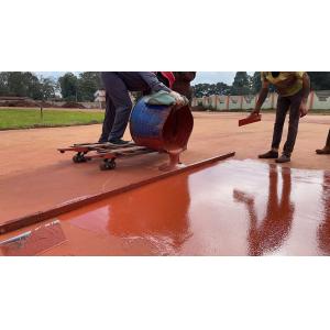Buy cheap Weather Sports Flooring Outdoor multicolor track flooring material from wholesalers