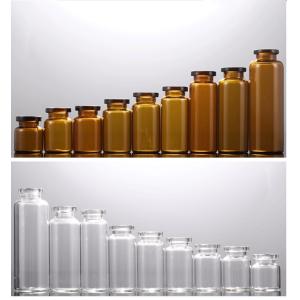 Buy cheap Clear Medical Glass vial Pharmaceutical 5ml 10ml 20ml Clear Amber Empty Little Injectable Sterile Glass Tubular Vials from wholesalers
