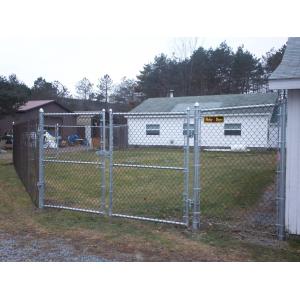 ASTM A 392 heavily galvanized chain link fence with 6ga wire