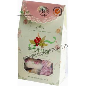 Buy cheap Offset Printing Cardboard Candy Packaging Boxes With Clear PVC Window from wholesalers