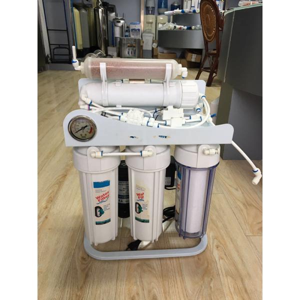 Buy cheap Auto Flush Reverse Osmosis Water Filtration System With Pressure Gauge , JACO Or Quick Fitting Type from wholesalers