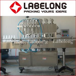Buy cheap Honey Plastic Glass Linear Bottle Filling Machine Piston Type PLC Controlled from wholesalers