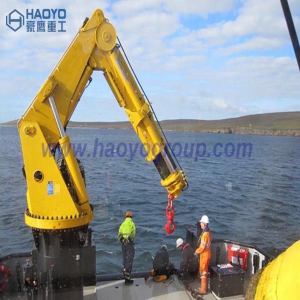 Quality Knuckle Boom Cargo Industrial Offshore Crane Supplier Marine Ship Deck Crane for sale