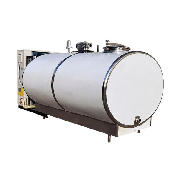 Buy cheap Dairy Plant Processing Machine Raw Milk Cooling Tank 2000L Horizontal Type from wholesalers