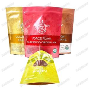 Buy cheap 1.Custom Printed Mylar Bags With Tear Notches For Nutrients Packaging Aluminum Foil Three Side Sealed Top Filling Plasti from wholesalers
