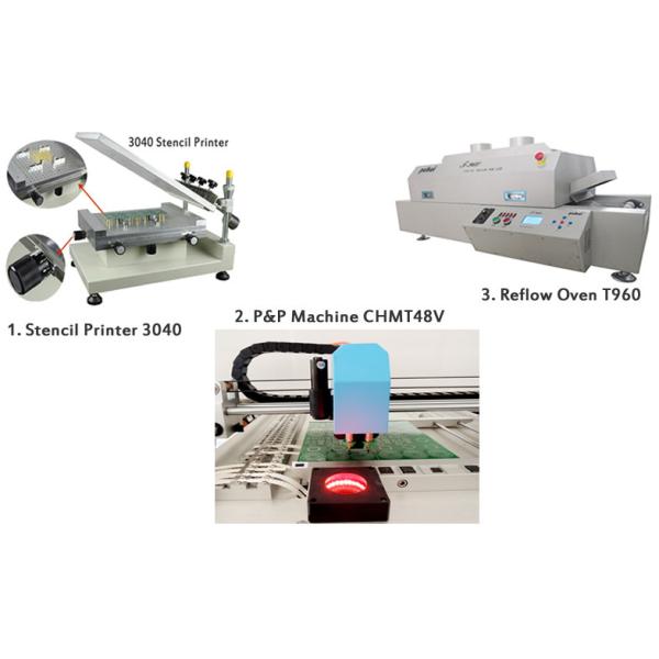 Quality PCB Manufacturing Equipment SMT Production Line Manual Pick And Place Machine for sale