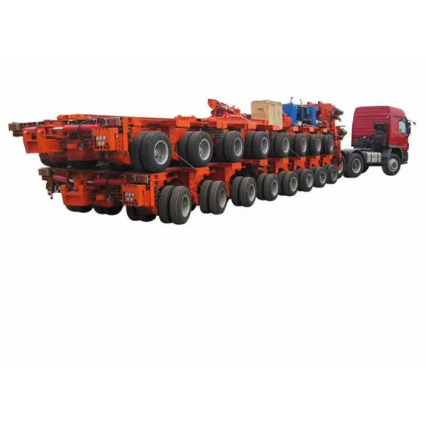 Buy cheap 500 Tons Hydraulic Flatbed Trailer With Fuwa / BPW Axle And Customization Option from wholesalers