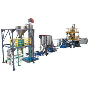 Buy cheap 1000kg/h PLA PBAT  Starch Filled Bio Plastic Compounding Line from wholesalers