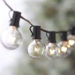 Buy cheap IP44 Incandescent LED Fairy String Lights G40 For Christmas Wedding from wholesalers