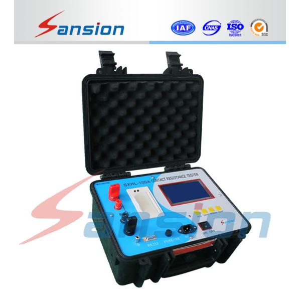 Buy cheap Switchgear Loop Resistance Tester Portable With Adjustable Testing Current from wholesalers