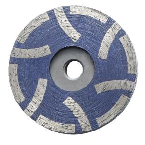 Buy cheap Granite Diamond Powder Resin Filled Cup Wheel Round T Shape Segment Wheel 100mm 125mm from wholesalers