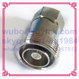 Buy cheap 4.3-10 connector female clamp type for 1/2 cable all brass Tri-alloy plating PIM -160dBc from wholesalers