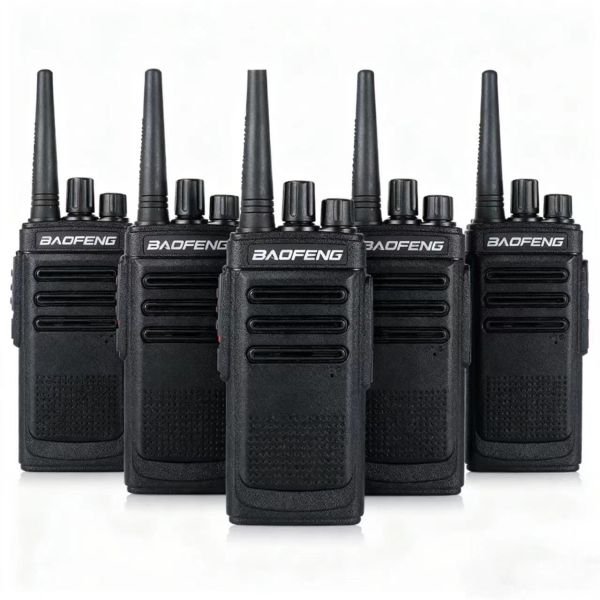 Quality Professional UHF Walkie Talkie Two Way Radio 5W Dual Band Handheld with 2 Pcs Black English QT/DQT for sale