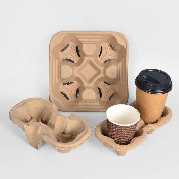 Buy cheap Paper Cup Holder 2/4/1 Coffee Paper Cup Holder Take Away Carrier Coffee Paper Cup Holder from wholesalers