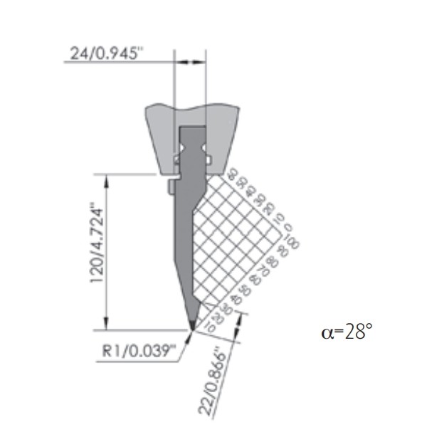 Quality 42CrMo Gooseneck Press Brake Punch Wila Bending Tooling Euro Style for sale