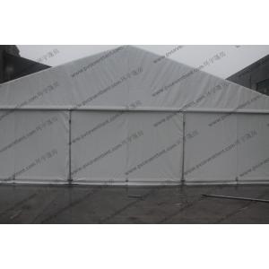 Buy cheap PVC Canvas White Commercial Storage Tents 10 x 6m Transparent Church Windows AC System from wholesalers