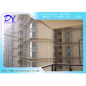 Buy cheap 304 316 Balcony Invisible Grille Easily Maintained For School from wholesalers